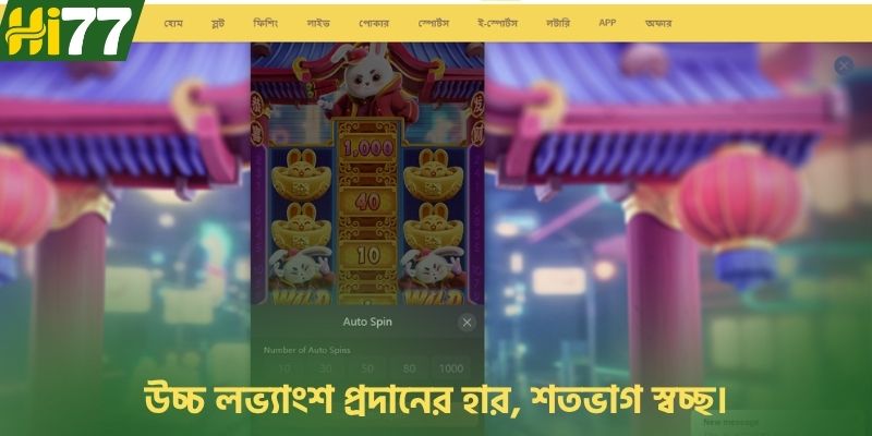 উচ্চ লভ্যাংশ প্রদানের হার, শতভাগ স্বচ্ছ।