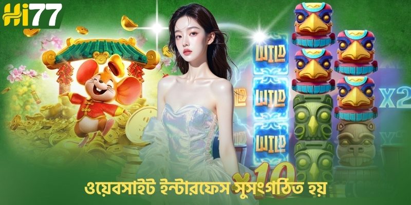 ওয়েবসাইট ইন্টারফেস সুসংগঠিত হয়